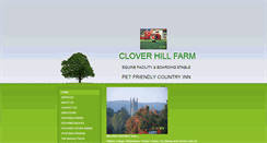 Desktop Screenshot of cloverhillfarm.net